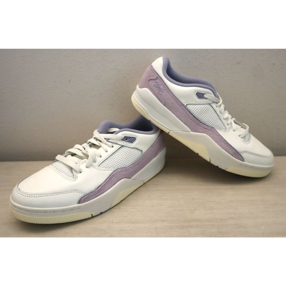 Air Jordan Flight Court FZ9854-102 Women's Sz 11.5W Sail Purple Athletic Shoes